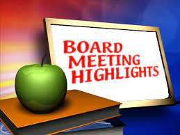 Board Meeting Highlights